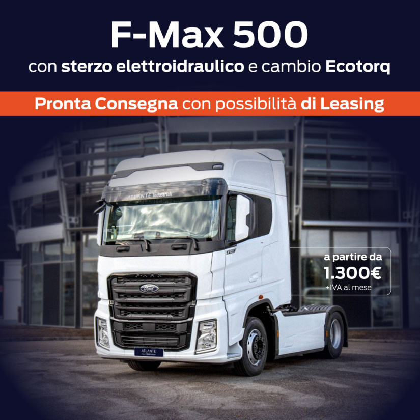 Ford Trucks F-MAX: tuo a partire da euro 1300* al mese!